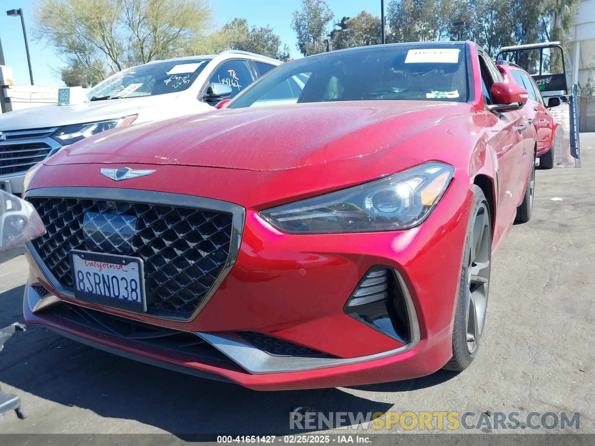 12 fotografías del automóvil dañado KMTG44LA3LU045365 GENESIS G70 2020