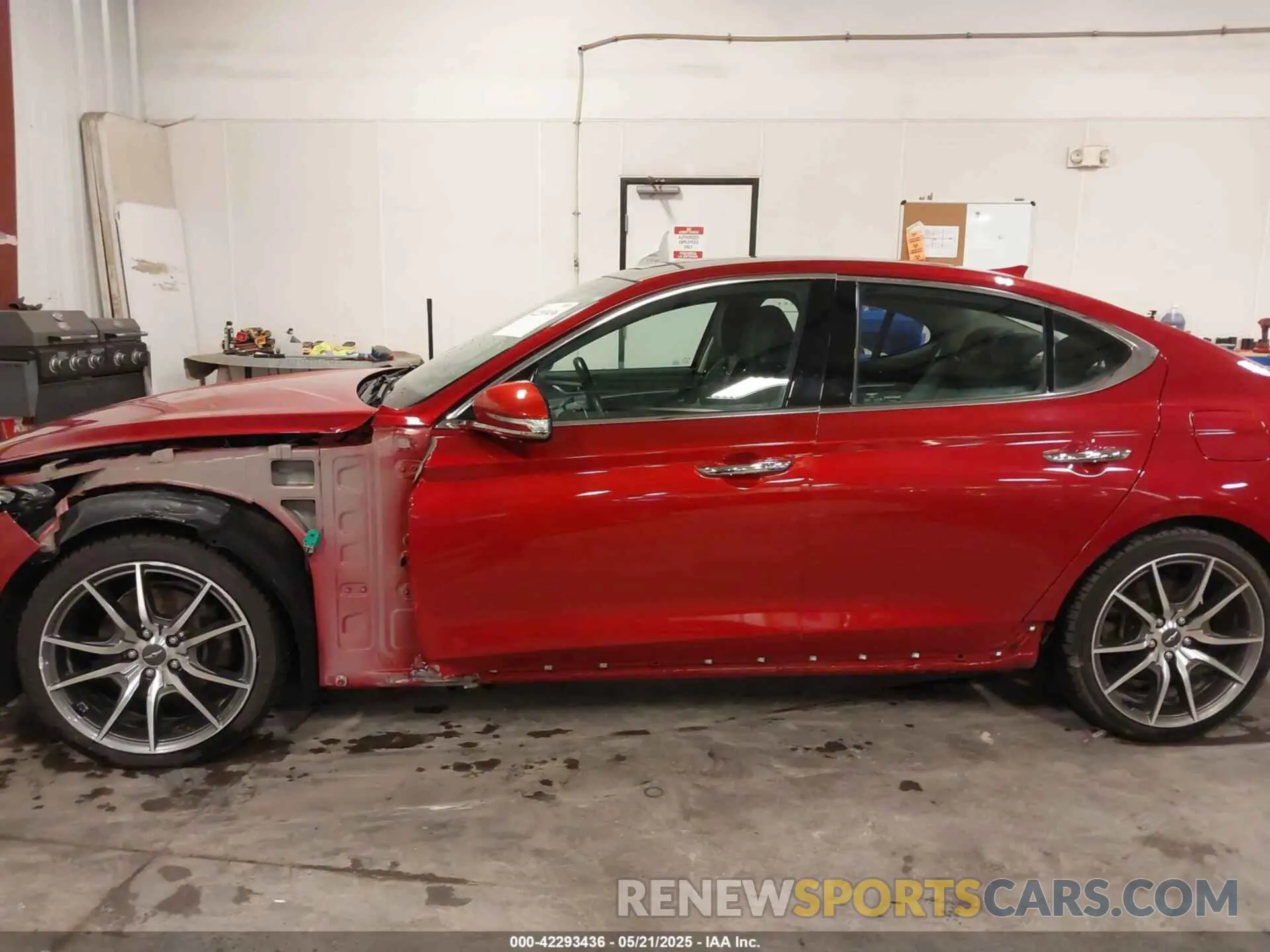 6 fotografías del automóvil dañado KMTG44LA3LU059816 GENESIS G70 2020