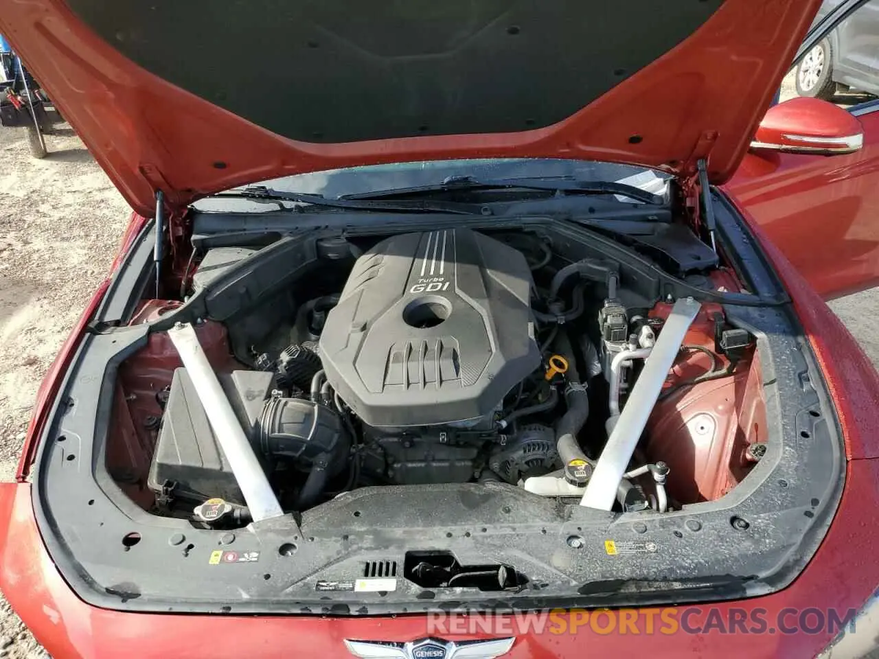 11 fotografías del automóvil dañado KMTG44LA6LU045375 GENESIS G70 2020