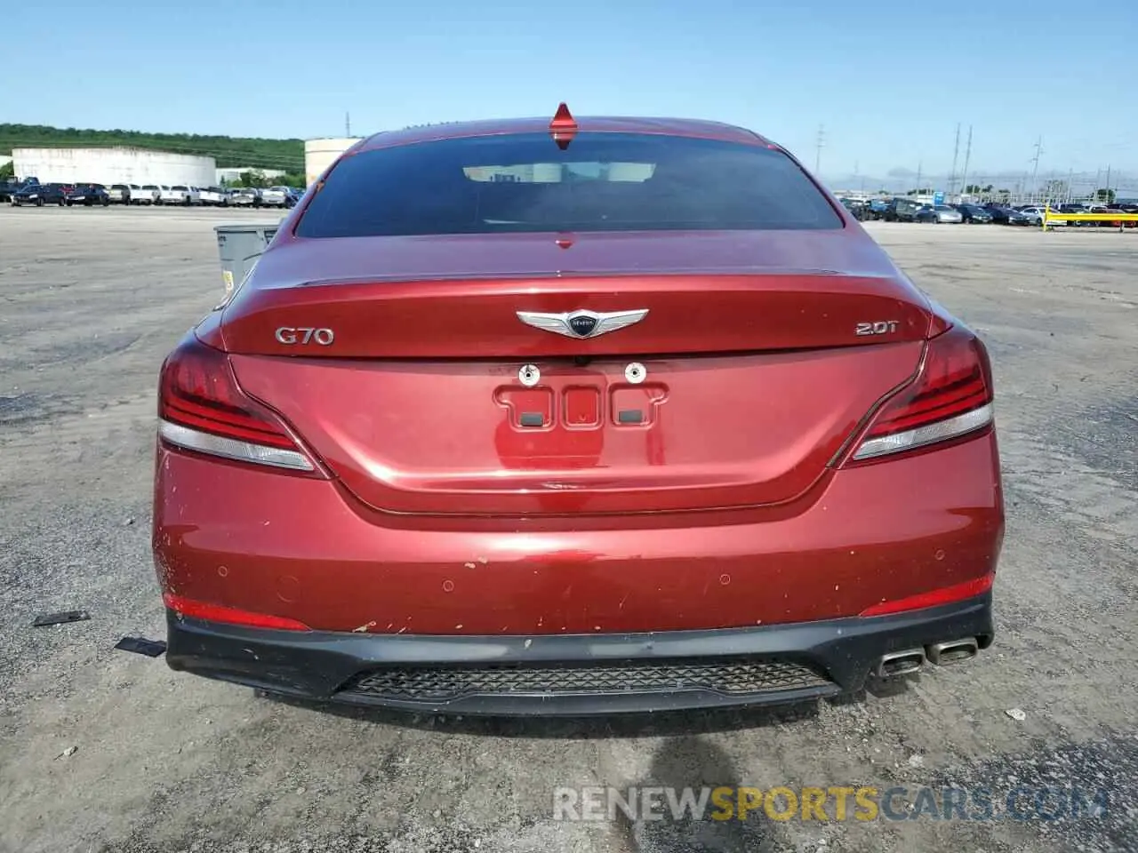 6 fotografías del automóvil dañado KMTG44LA8LU045233 GENESIS G70 2020