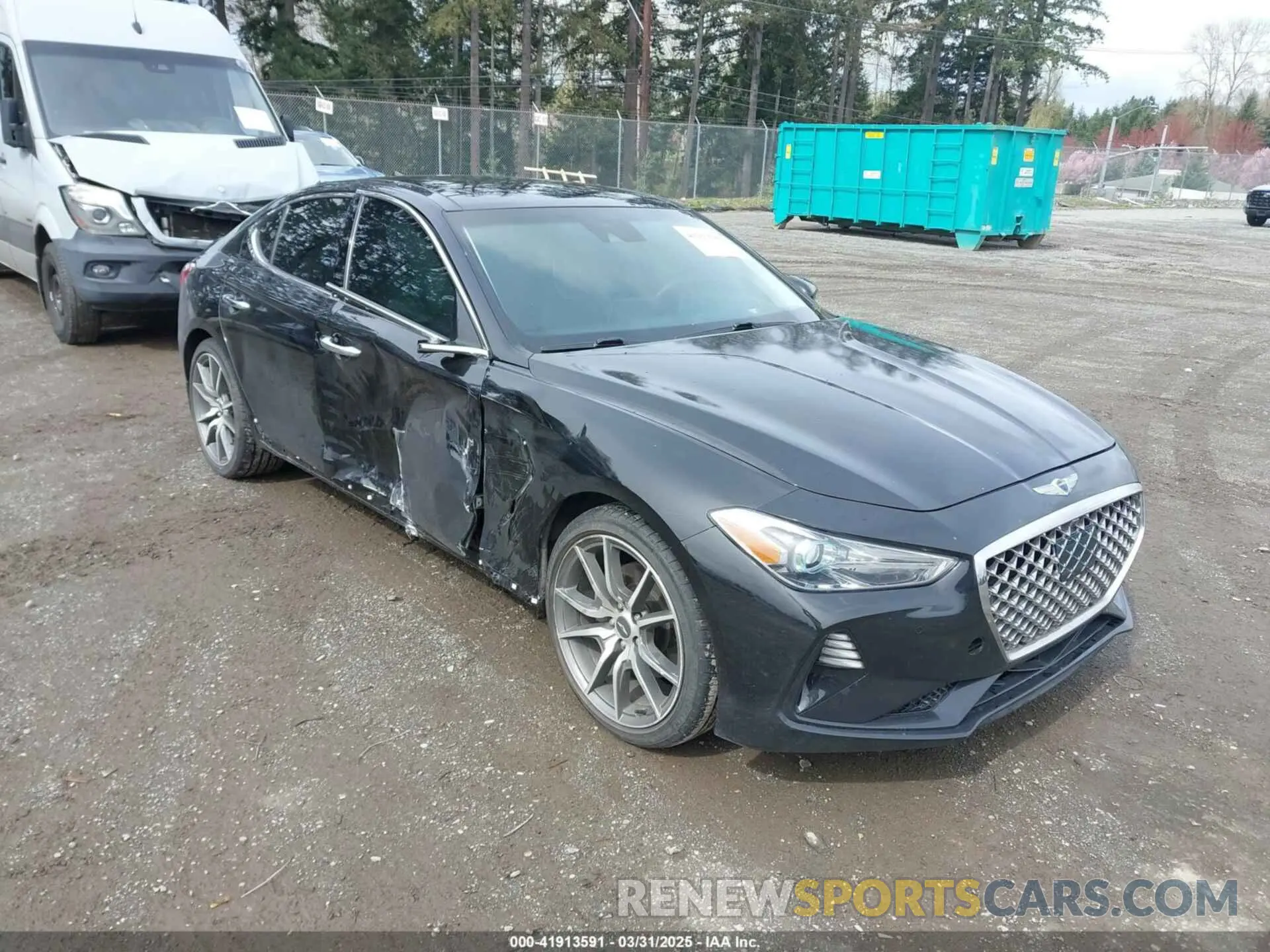 1 fotografías del automóvil dañado KMTG44LAXLU062079 GENESIS G70 2020
