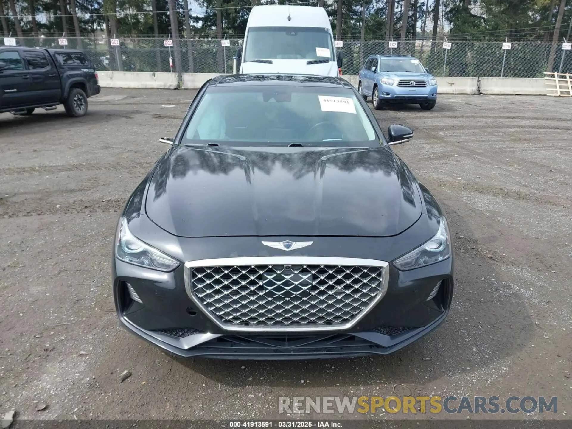 12 fotografías del automóvil dañado KMTG44LAXLU062079 GENESIS G70 2020