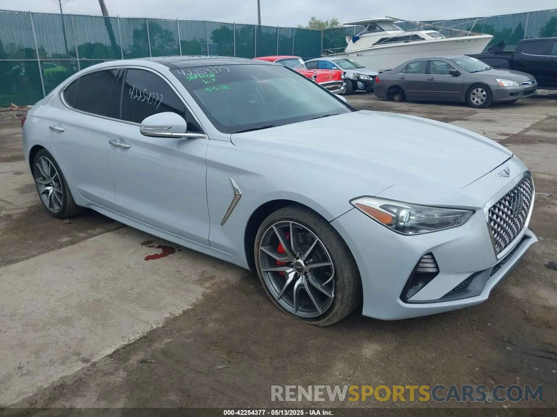 1 fotografías del automóvil dañado KMTG54LE6LU048583 GENESIS G70 2020