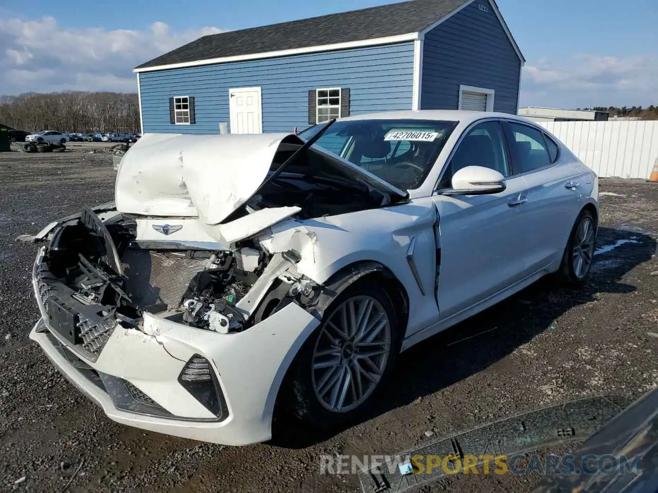 1 fotografías del automóvil dañado KMTG64LA2LU060241 GENESIS G70 2020