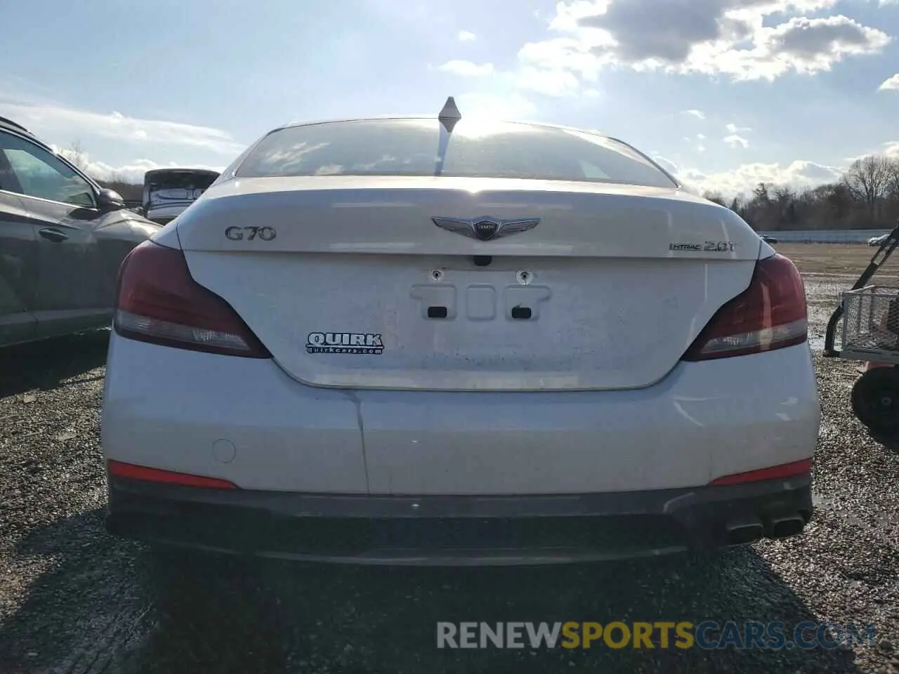 6 fotografías del automóvil dañado KMTG64LA2LU060241 GENESIS G70 2020