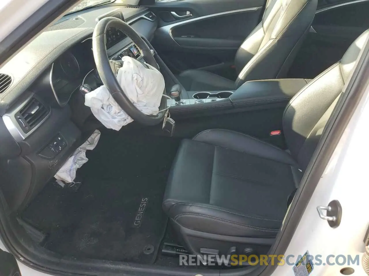 7 fotografías del automóvil dañado KMTG64LA2LU060241 GENESIS G70 2020
