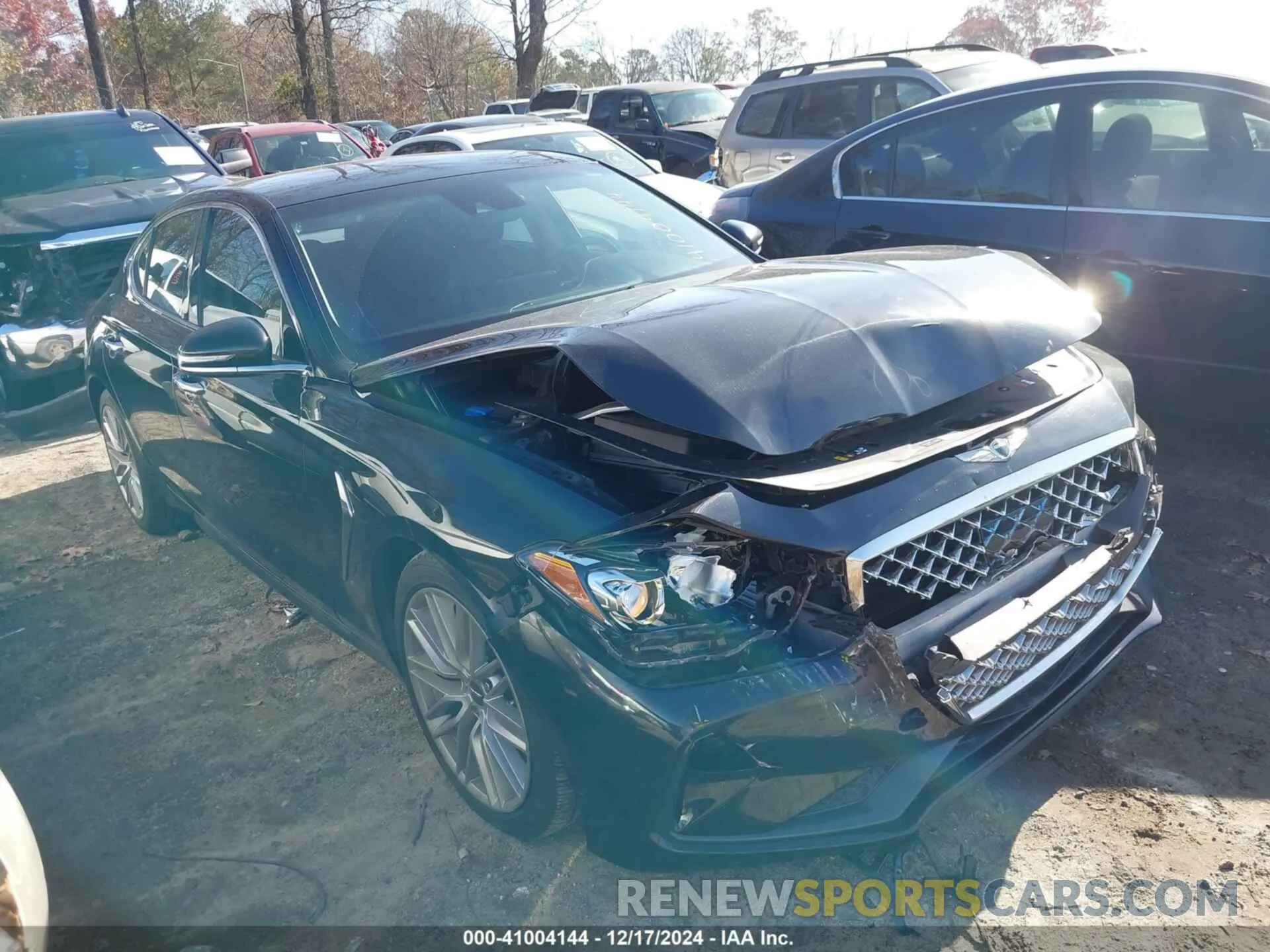 1 fotografías del automóvil dañado KMTG64LA3LU062290 GENESIS G70 2020