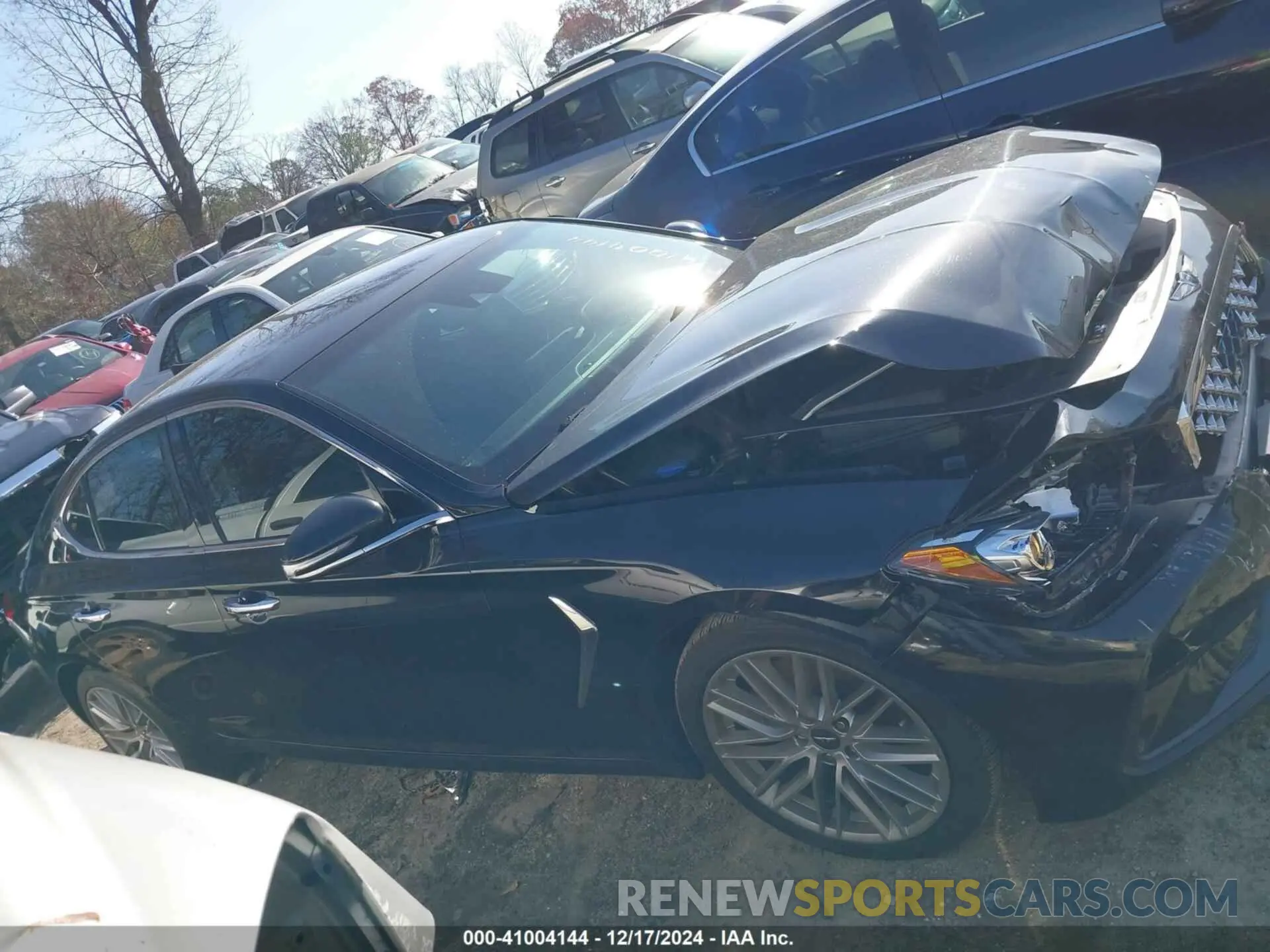 14 fotografías del automóvil dañado KMTG64LA3LU062290 GENESIS G70 2020