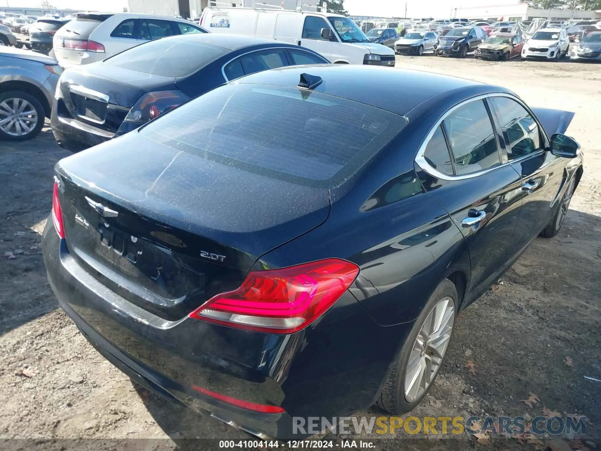 4 fotografías del automóvil dañado KMTG64LA3LU062290 GENESIS G70 2020