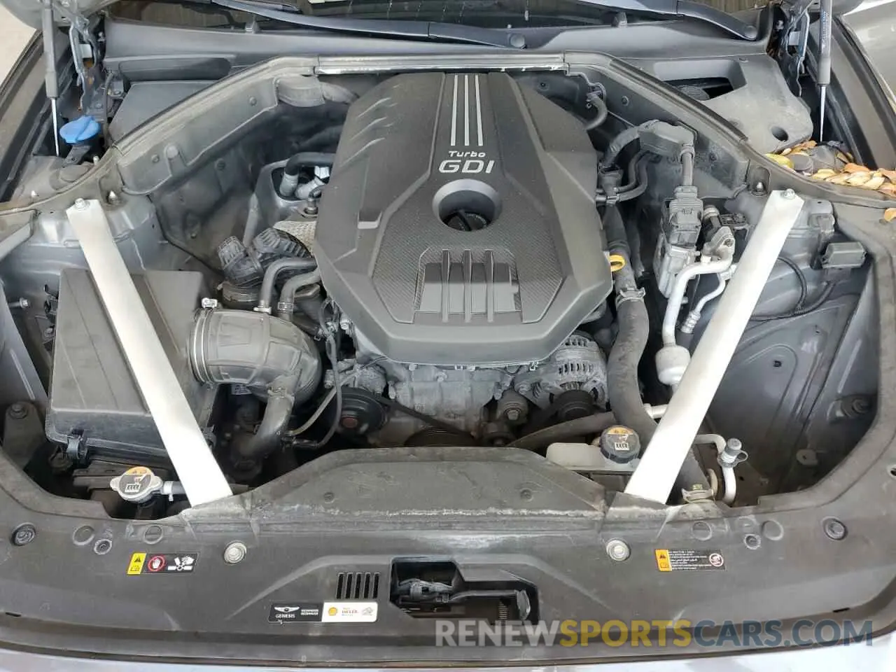 11 fotografías del automóvil dañado KMTG64LA5LU059925 GENESIS G70 2020