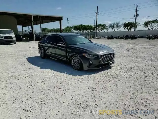 13 fotografías del automóvil dañado KMTG64LA5LU059925 GENESIS G70 2020