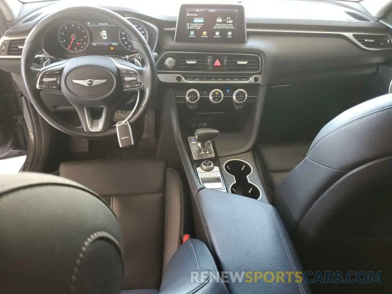 8 fotografías del automóvil dañado KMTG64LA5LU059925 GENESIS G70 2020
