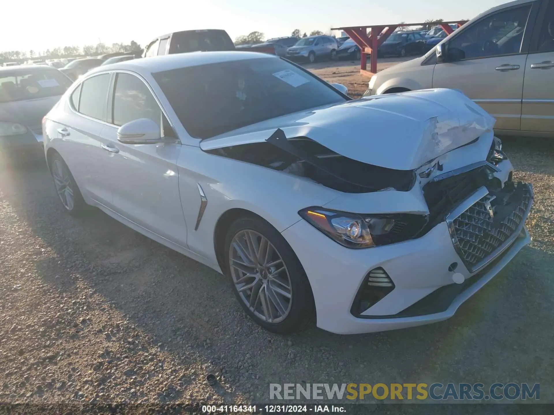 1 fotografías del automóvil dañado KMTG64LA8LU056386 GENESIS G70 2020
