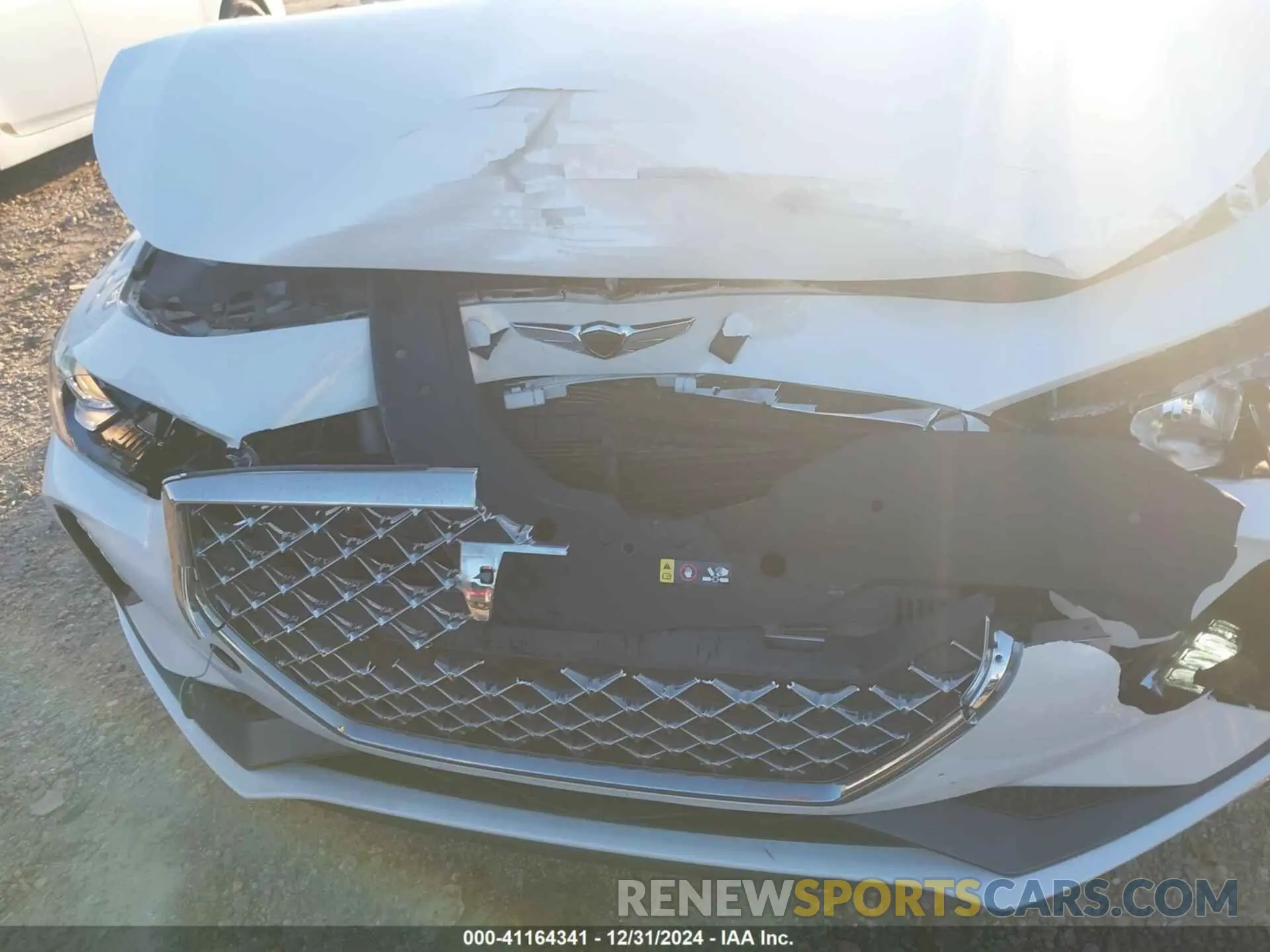 6 fotografías del automóvil dañado KMTG64LA8LU056386 GENESIS G70 2020