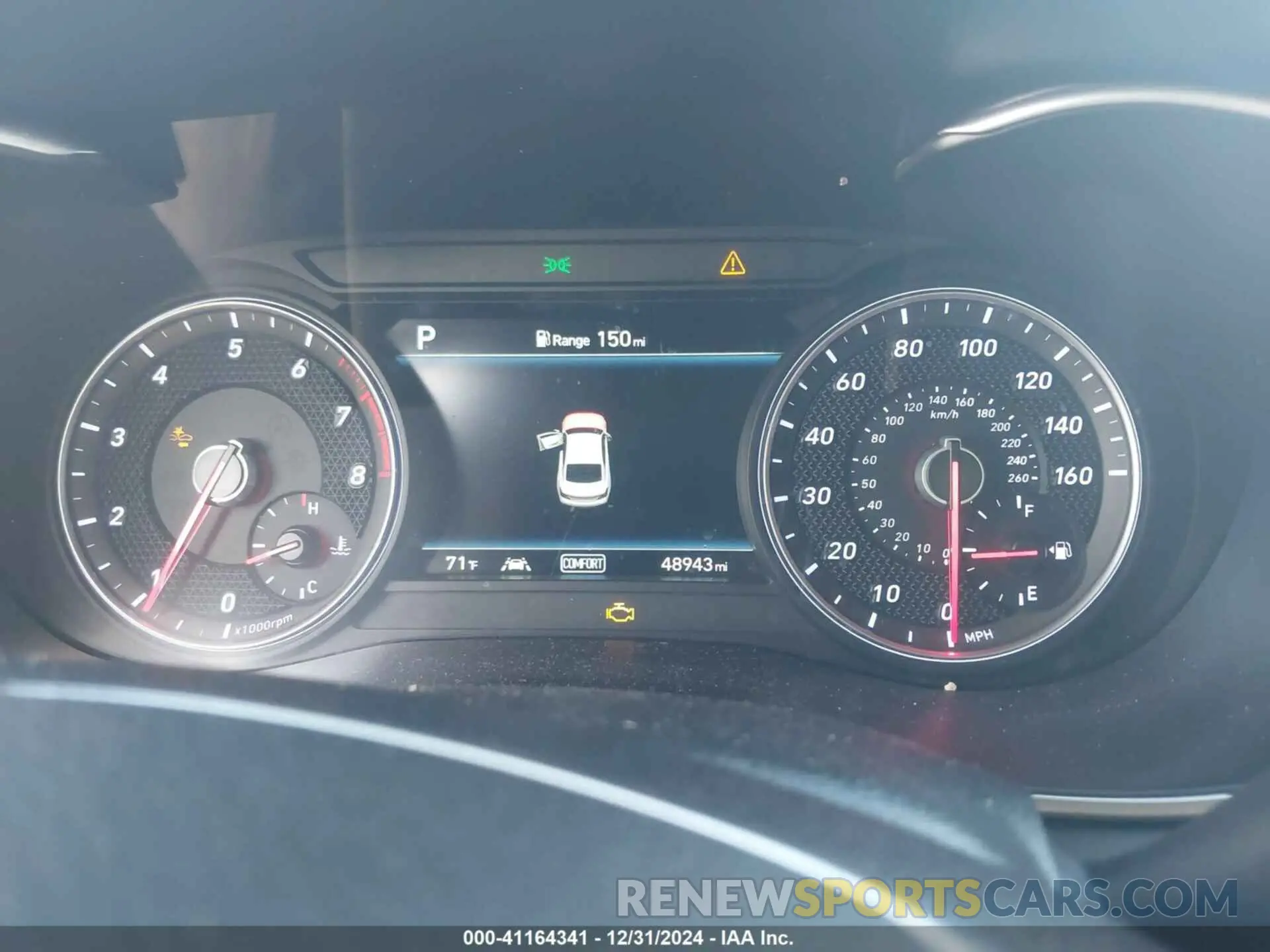7 fotografías del automóvil dañado KMTG64LA8LU056386 GENESIS G70 2020
