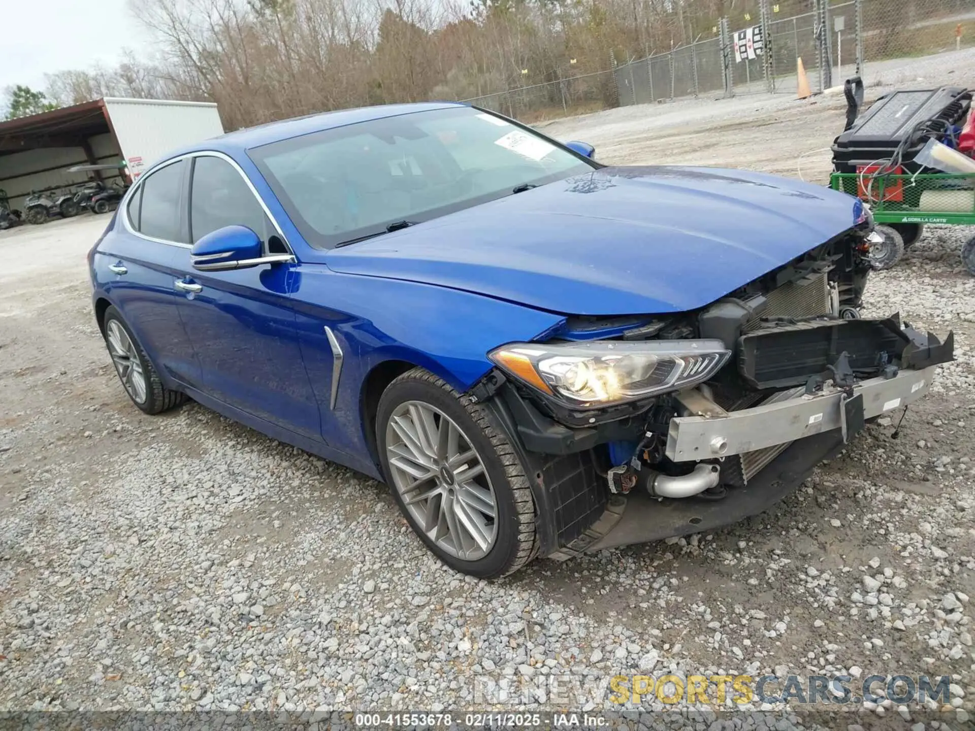 1 fotografías del automóvil dañado KMTG64LAXLU048760 GENESIS G70 2020