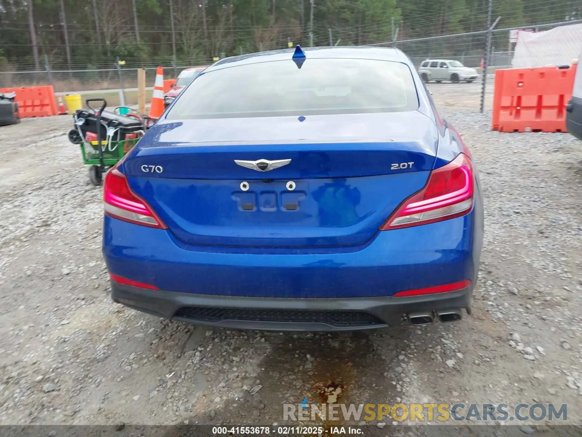 16 fotografías del automóvil dañado KMTG64LAXLU048760 GENESIS G70 2020