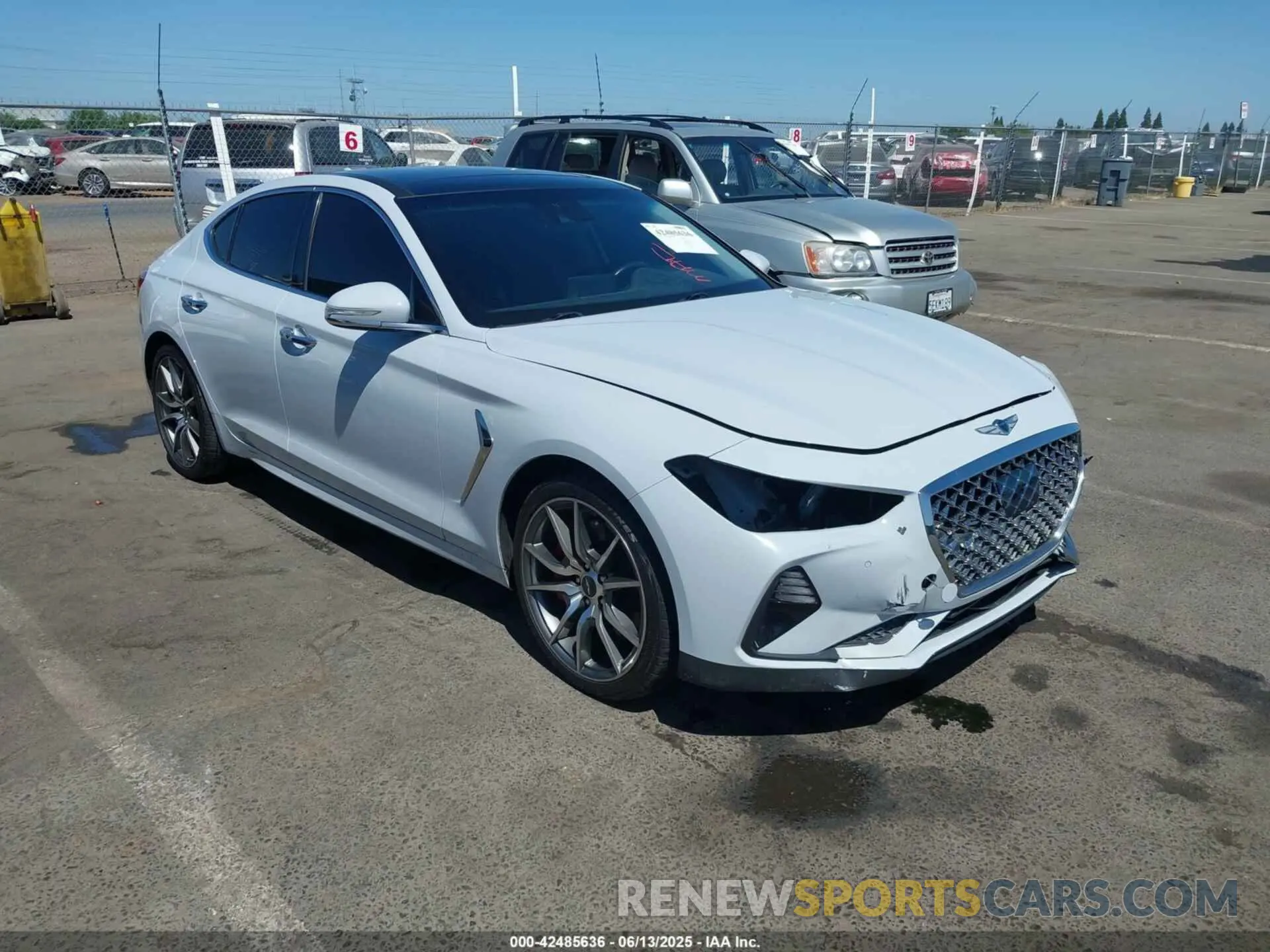 1 fotografías del automóvil dañado KMTG74LE2LU059669 GENESIS G70 2020