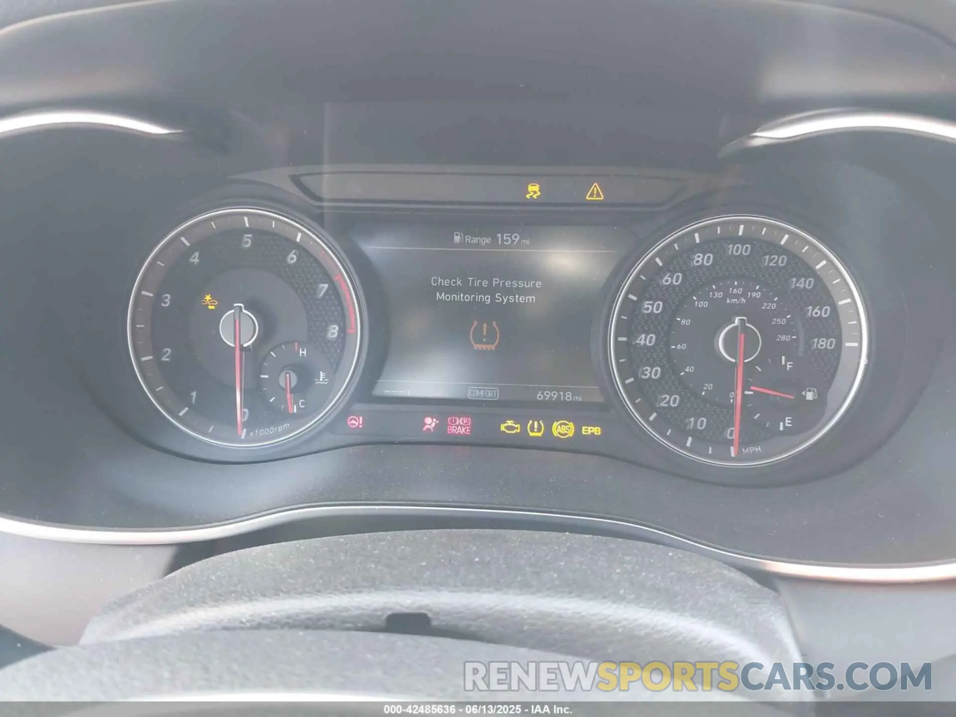 7 fotografías del automóvil dañado KMTG74LE2LU059669 GENESIS G70 2020