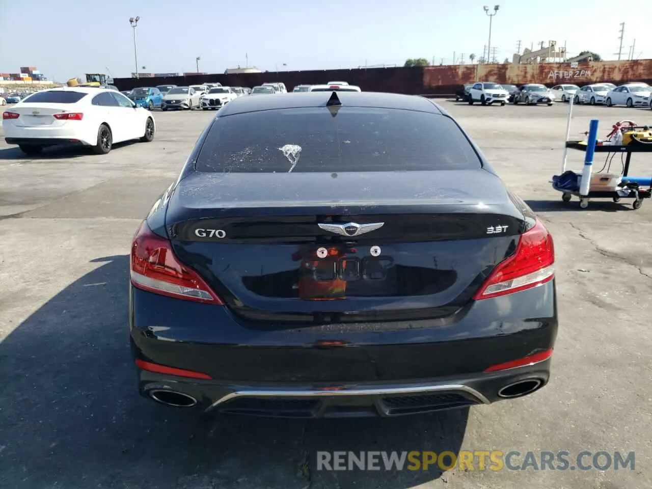 6 fotografías del automóvil dañado KMTG74LE6LU063692 GENESIS G70 2020