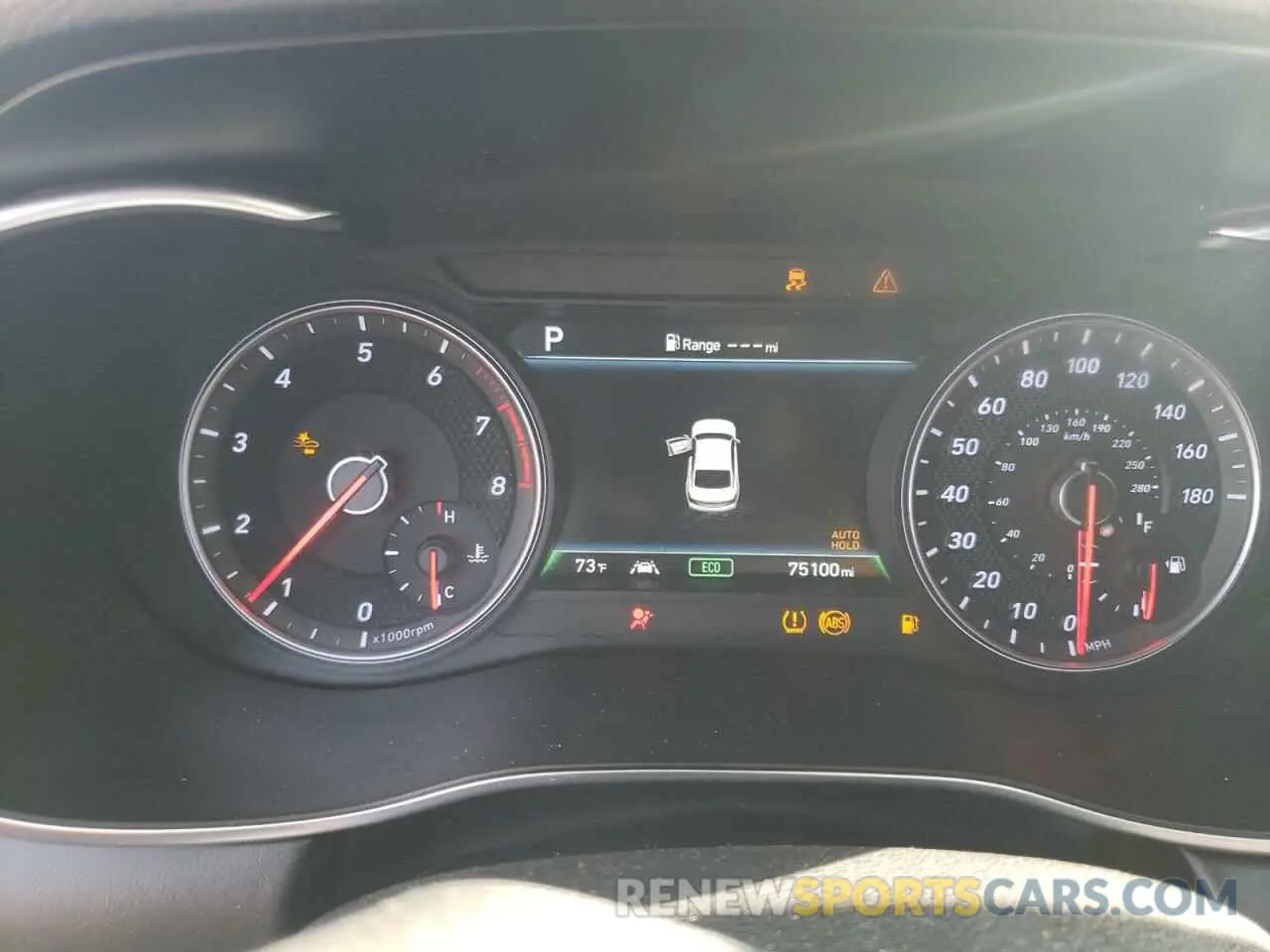 9 fotografías del automóvil dañado KMTG74LE6LU063692 GENESIS G70 2020