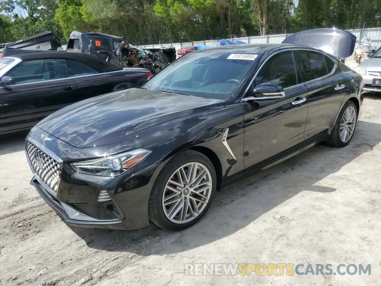 1 fotografías del automóvil dañado KMTG34LA0MU074200 GENESIS G70 2021