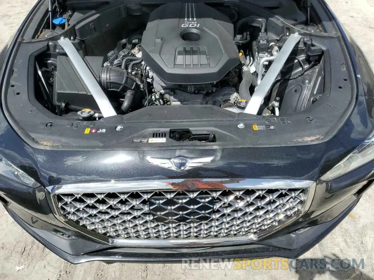 11 fotografías del automóvil dañado KMTG34LA0MU074200 GENESIS G70 2021