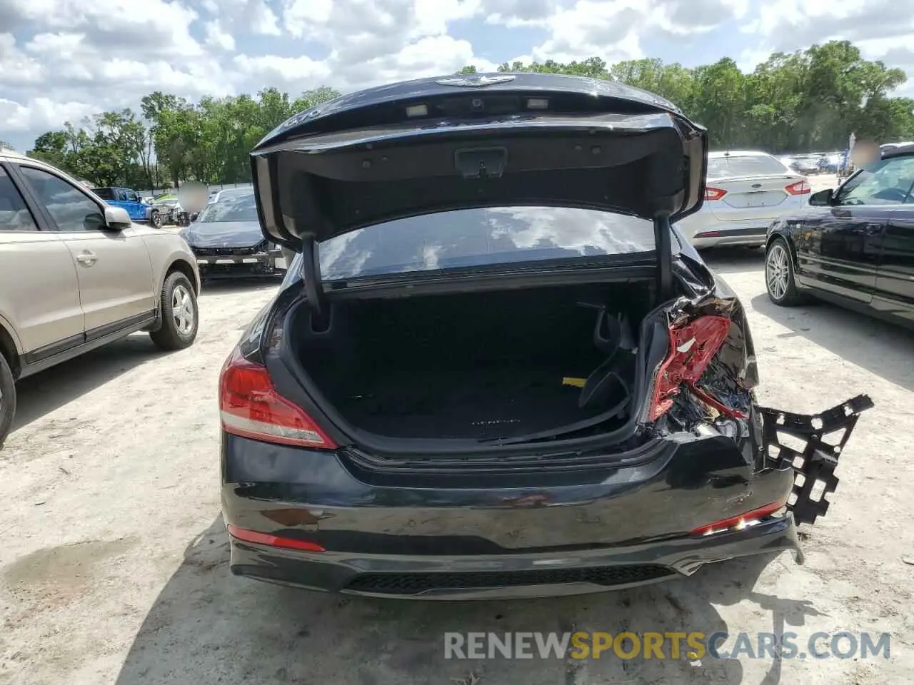 6 fotografías del automóvil dañado KMTG34LA0MU074200 GENESIS G70 2021