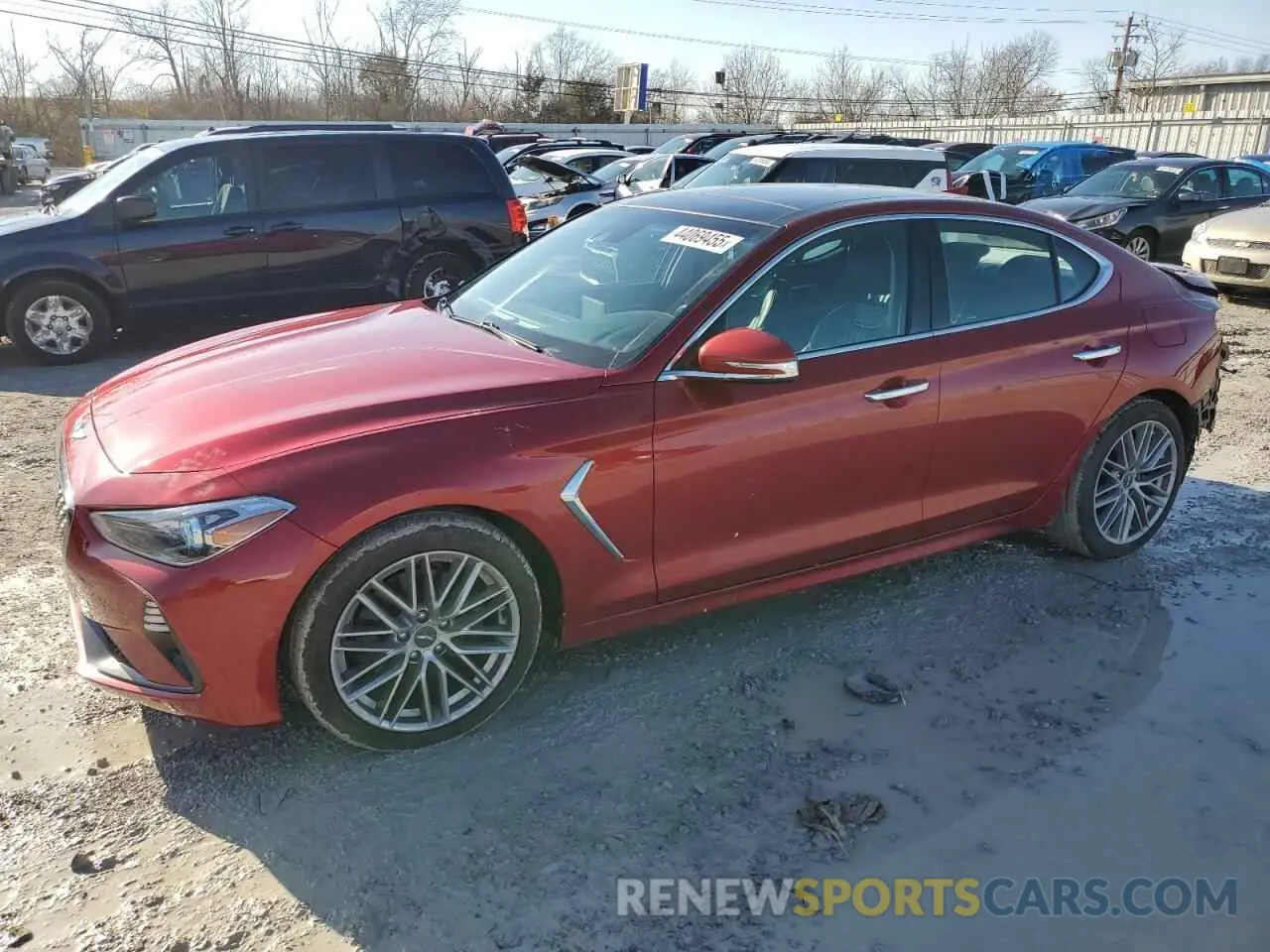 1 fotografías del automóvil dañado KMTG34LA7MU072427 GENESIS G70 2021