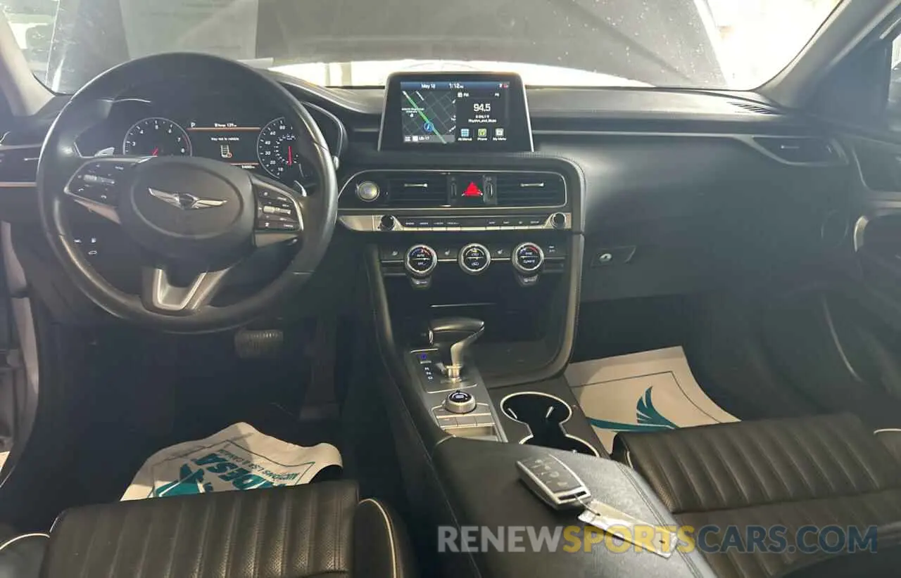 9 fotografías del automóvil dañado KMTG34LAXMU074866 GENESIS G70 2021