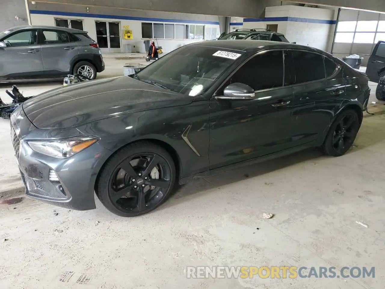 1 fotografías del automóvil dañado KMTG34LE4MU071979 GENESIS G70 2021