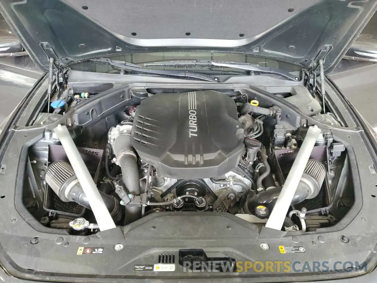 11 fotografías del automóvil dañado KMTG34LE4MU071979 GENESIS G70 2021