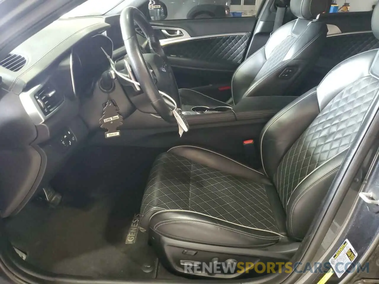 7 fotografías del automóvil dañado KMTG34LE4MU071979 GENESIS G70 2021