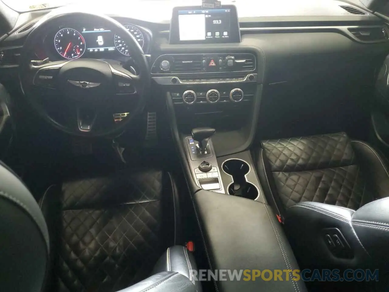 8 fotografías del automóvil dañado KMTG34LE4MU071979 GENESIS G70 2021