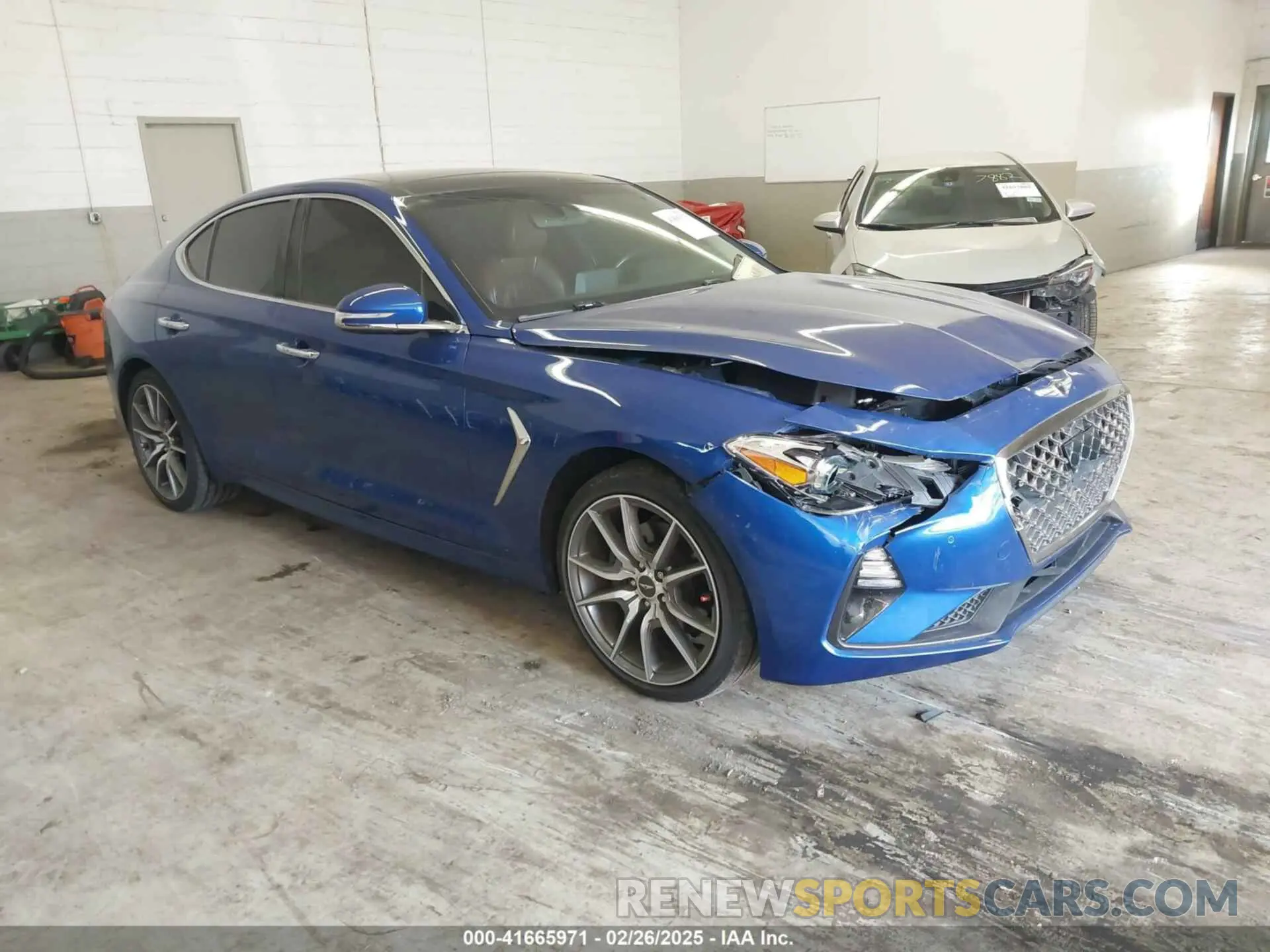 1 fotografías del automóvil dañado KMTG44LA4MU073743 GENESIS G70 2021