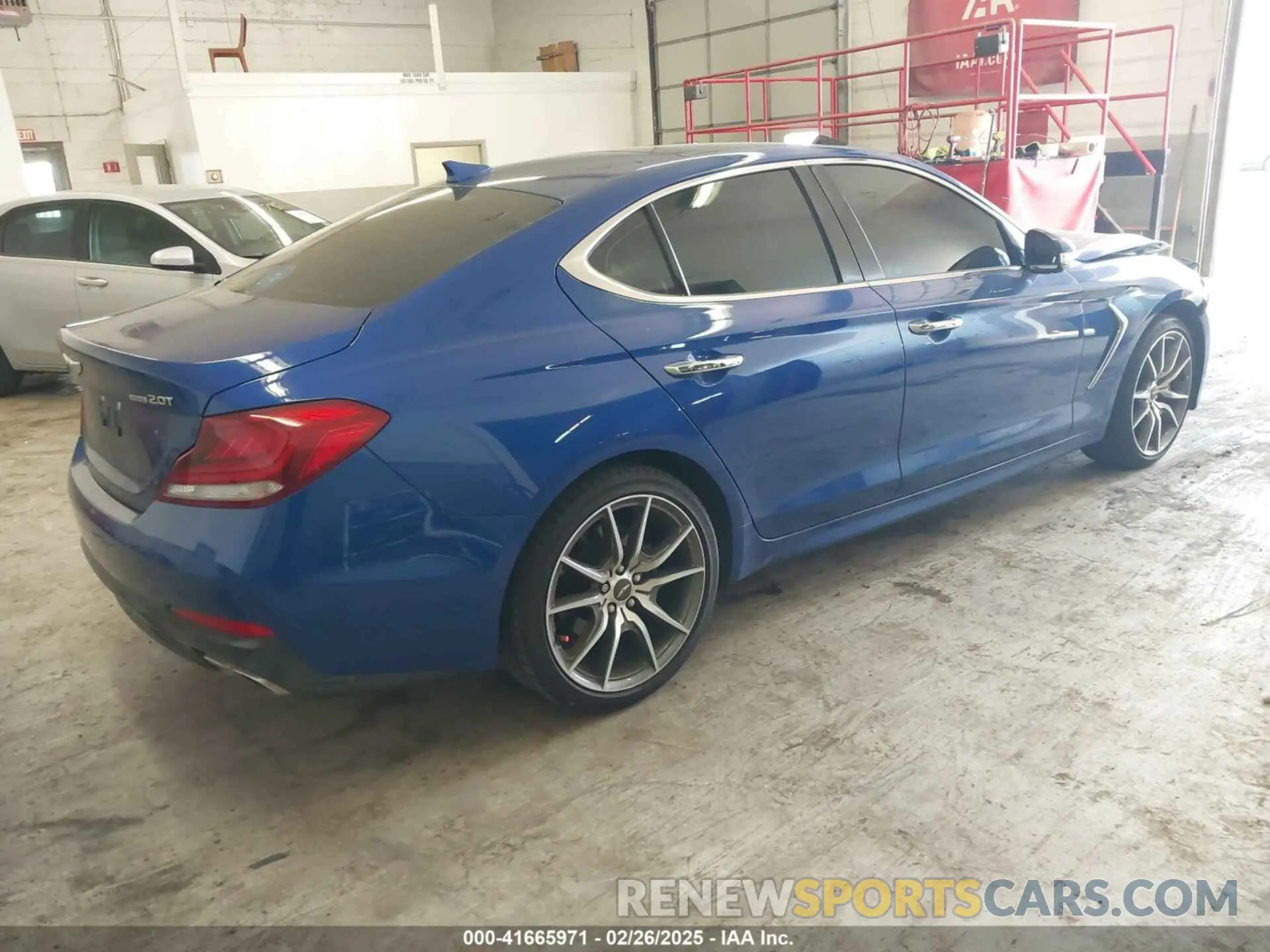 4 fotografías del automóvil dañado KMTG44LA4MU073743 GENESIS G70 2021