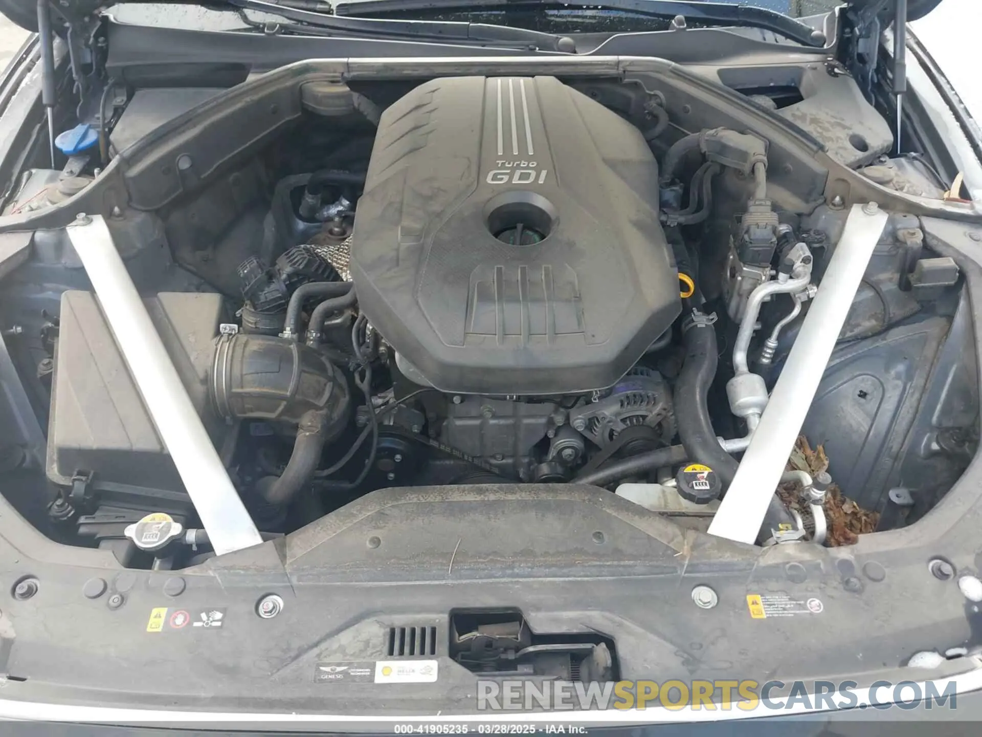 10 fotografías del automóvil dañado KMTG44LA9MU067016 GENESIS G70 2021