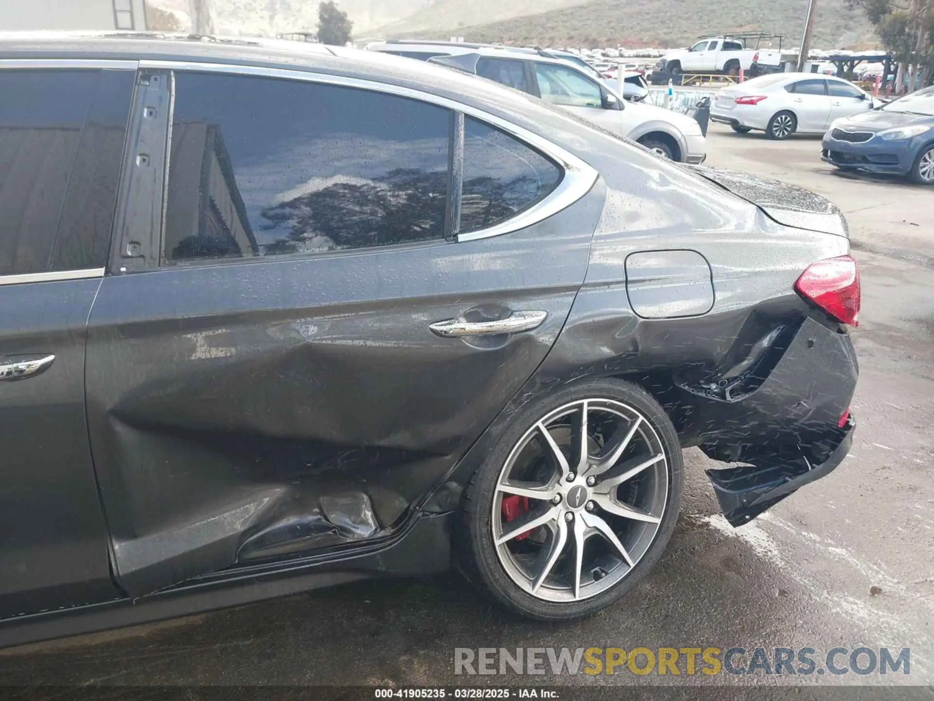 6 fotografías del automóvil dañado KMTG44LA9MU067016 GENESIS G70 2021