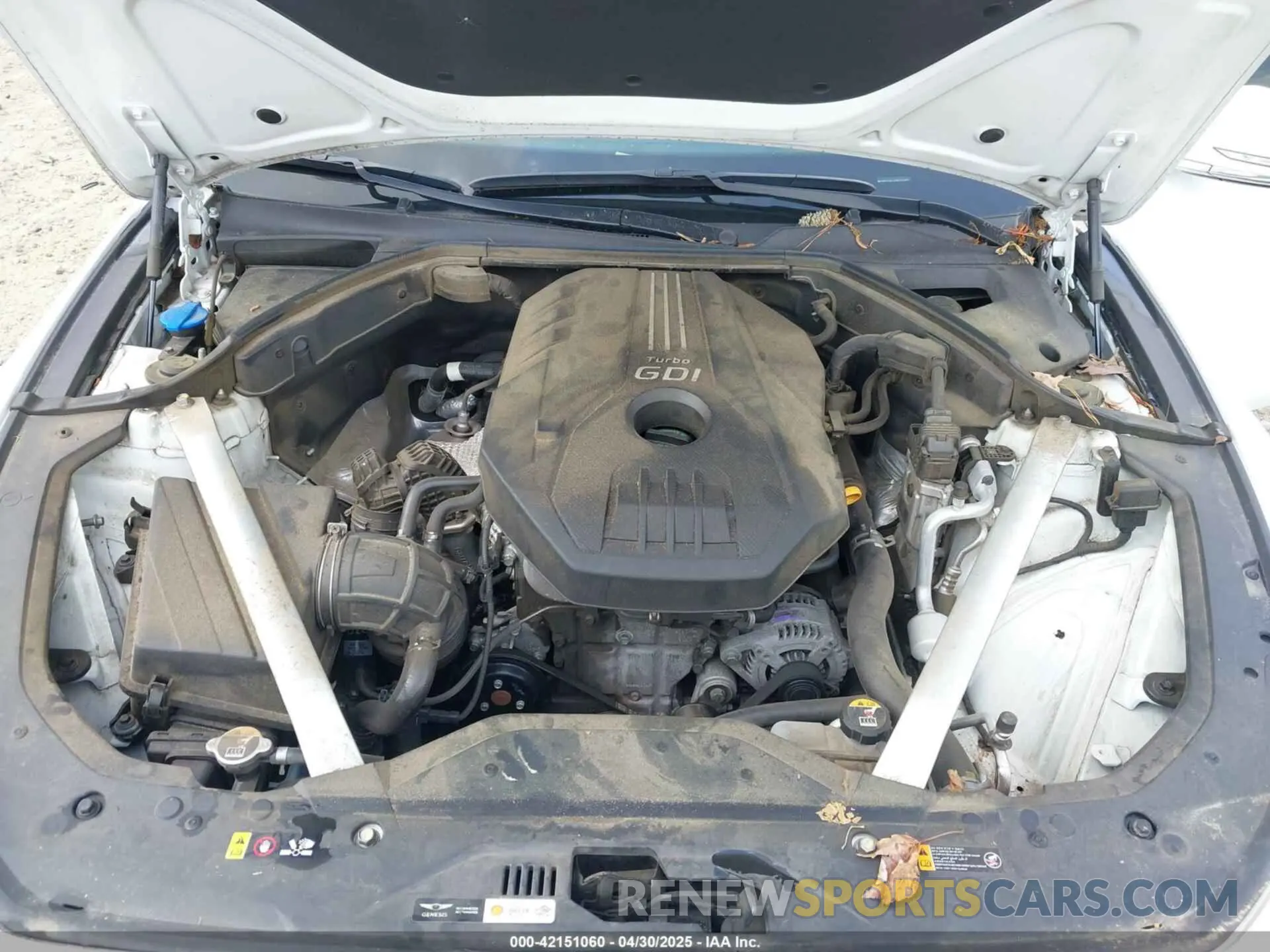 10 fotografías del automóvil dañado KMTG64LA2MU074982 GENESIS G70 2021
