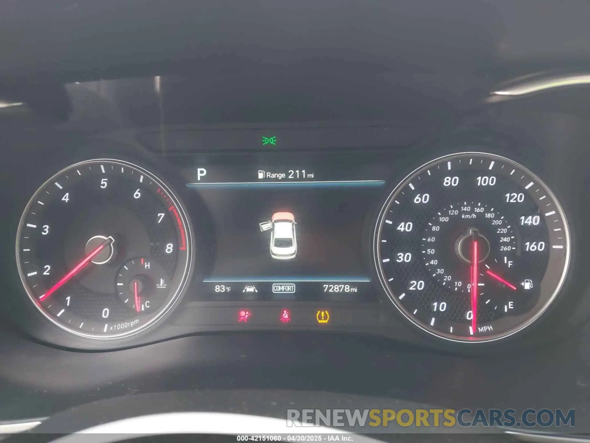 7 fotografías del automóvil dañado KMTG64LA2MU074982 GENESIS G70 2021