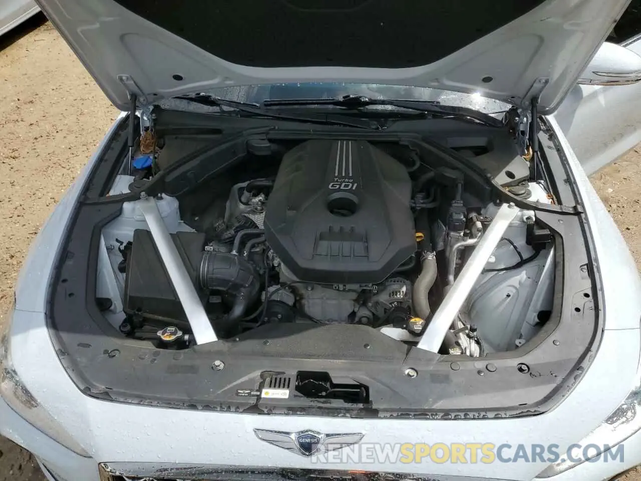 11 fotografías del automóvil dañado KMTG64LA6MU073480 GENESIS G70 2021