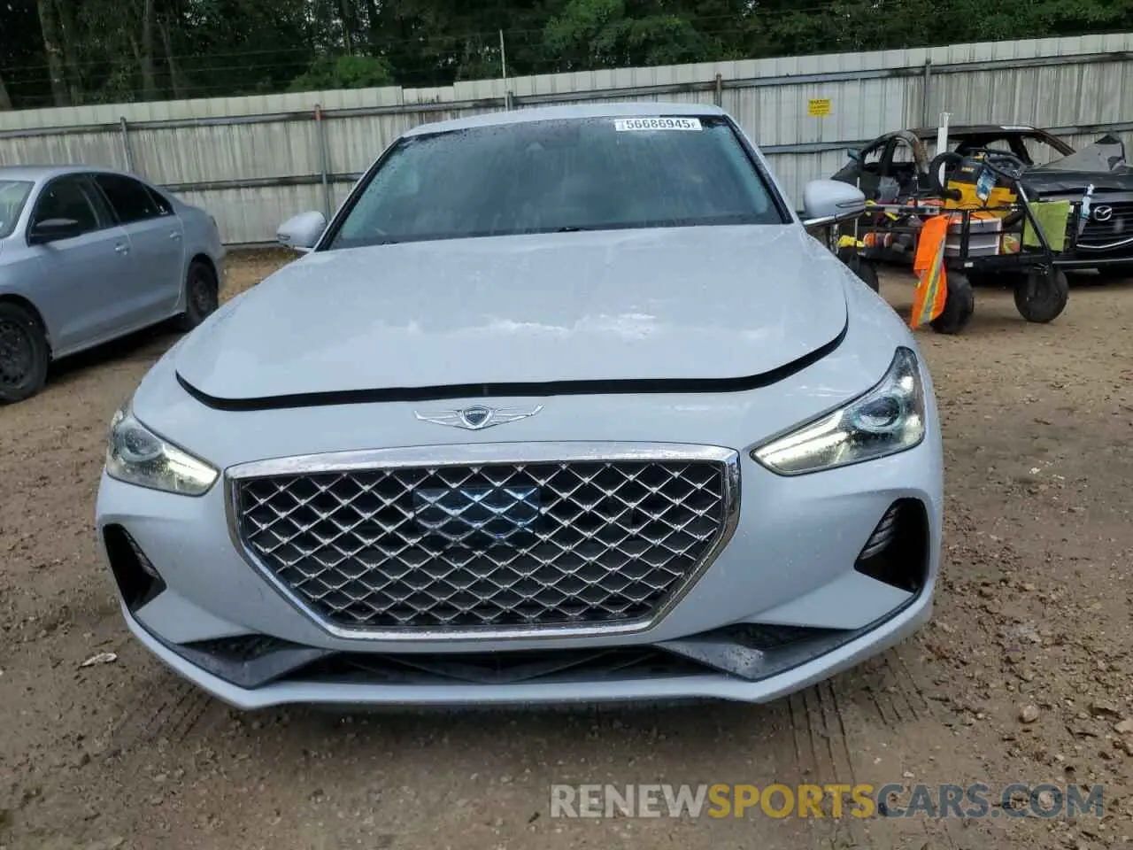 5 fotografías del automóvil dañado KMTG64LA6MU073480 GENESIS G70 2021