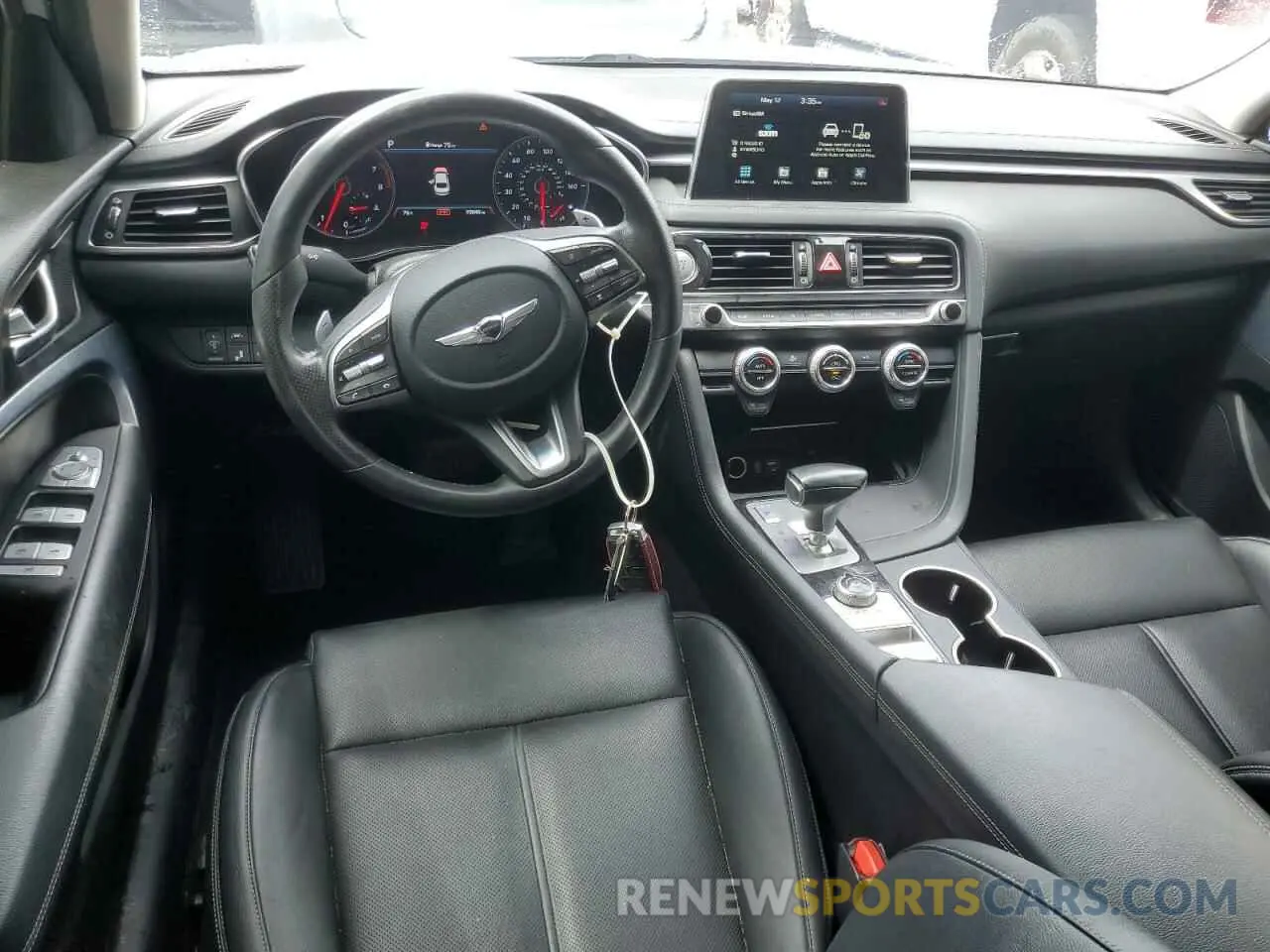 8 fotografías del automóvil dañado KMTG64LA6MU073480 GENESIS G70 2021