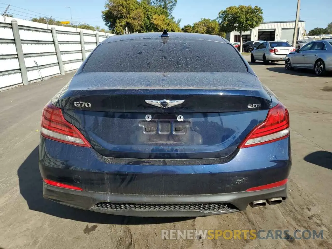 6 fotografías del automóvil dañado KMTG64LA9MU073490 GENESIS G70 2021
