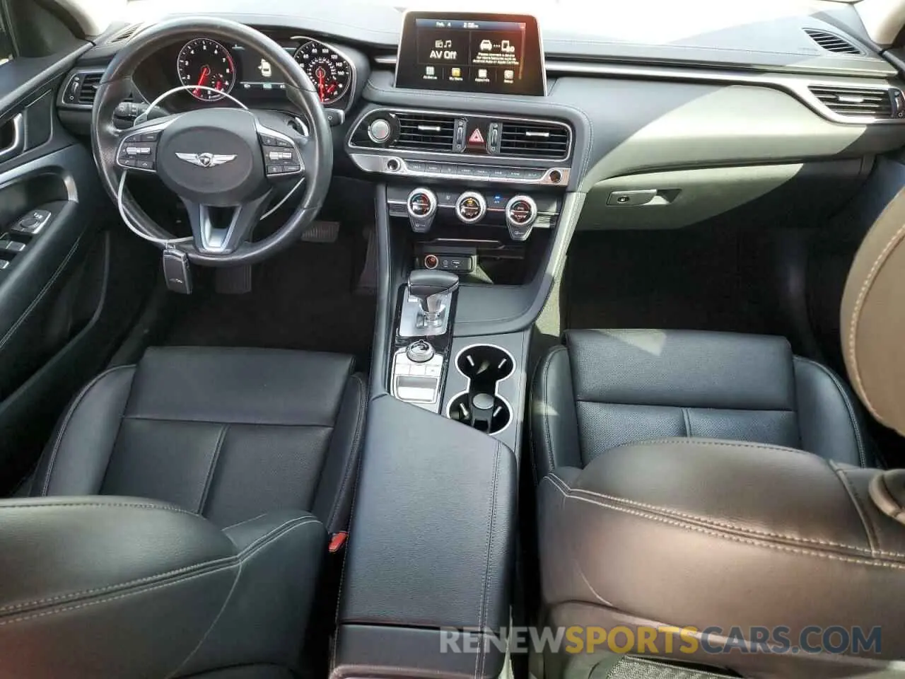 8 fotografías del automóvil dañado KMTG64LA9MU073490 GENESIS G70 2021
