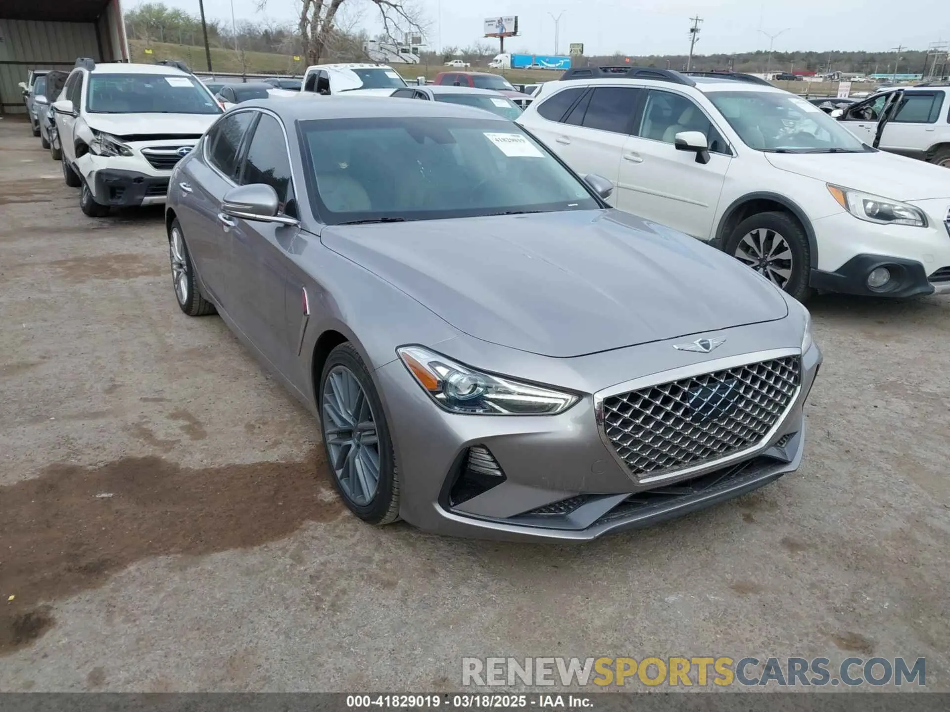 1 fotografías del automóvil dañado KMTG64LA9MU073635 GENESIS G70 2021