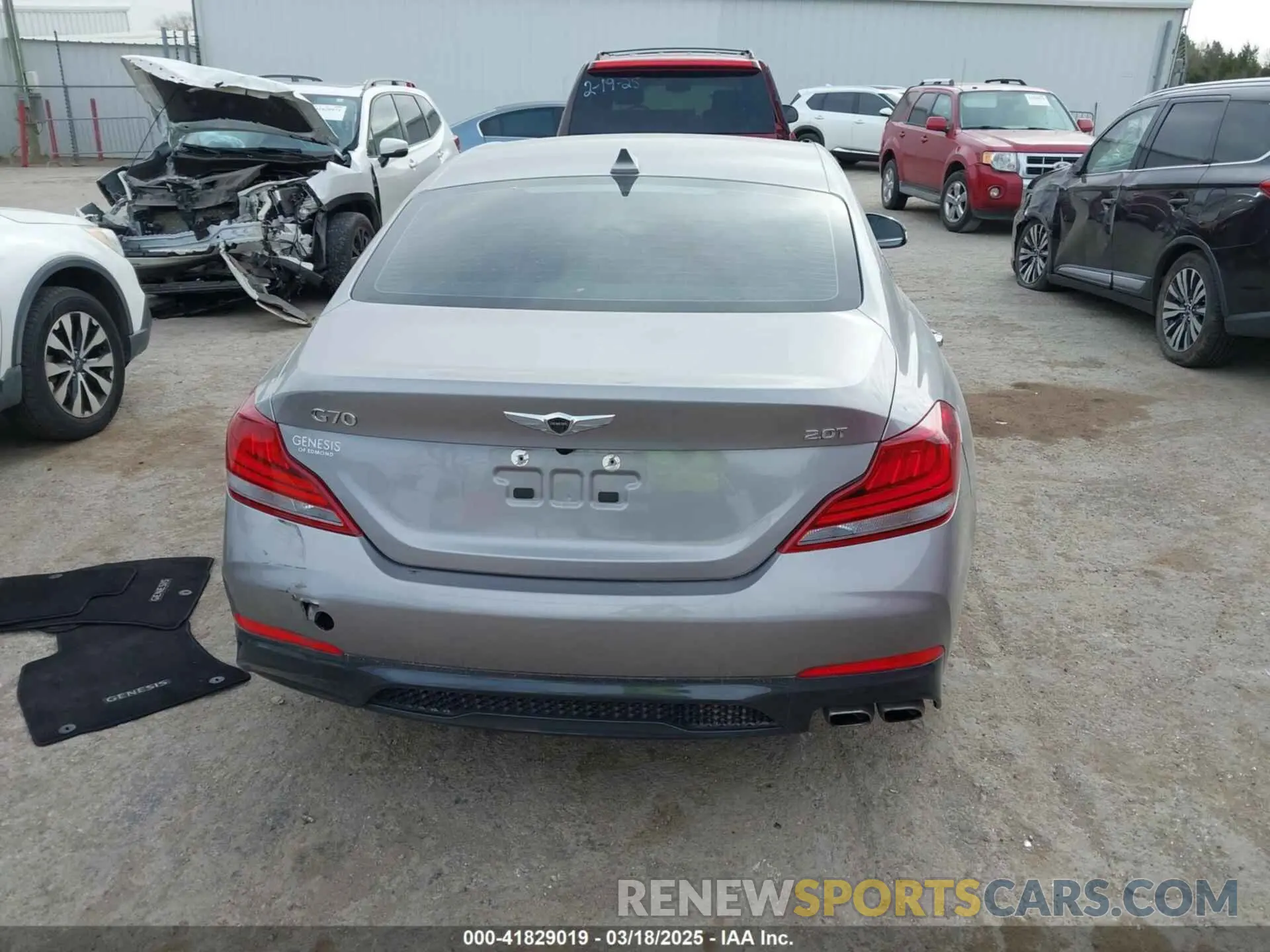 16 fotografías del automóvil dañado KMTG64LA9MU073635 GENESIS G70 2021