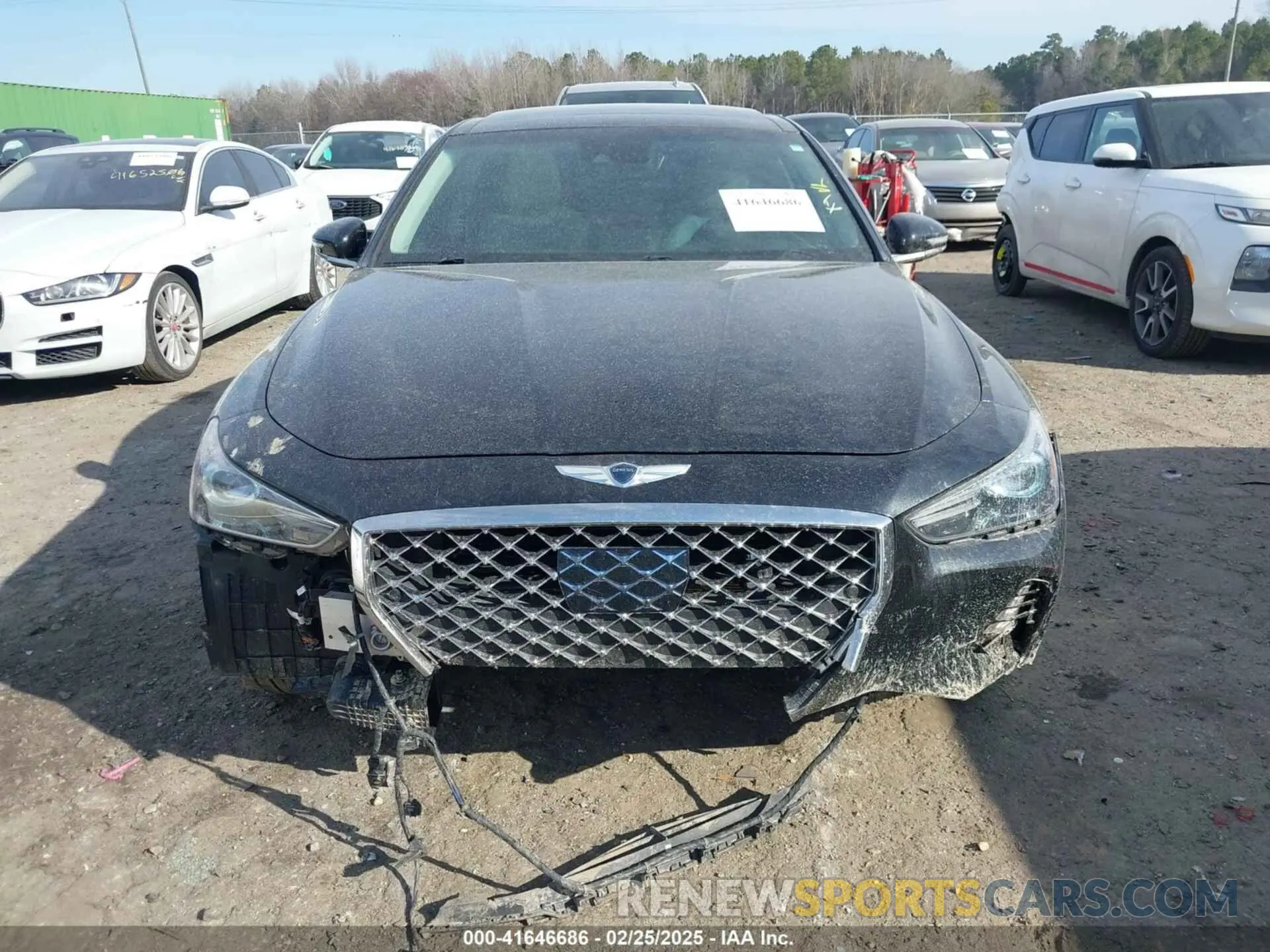 12 fotografías del automóvil dañado KMTG74LE8MU071424 GENESIS G70 2021