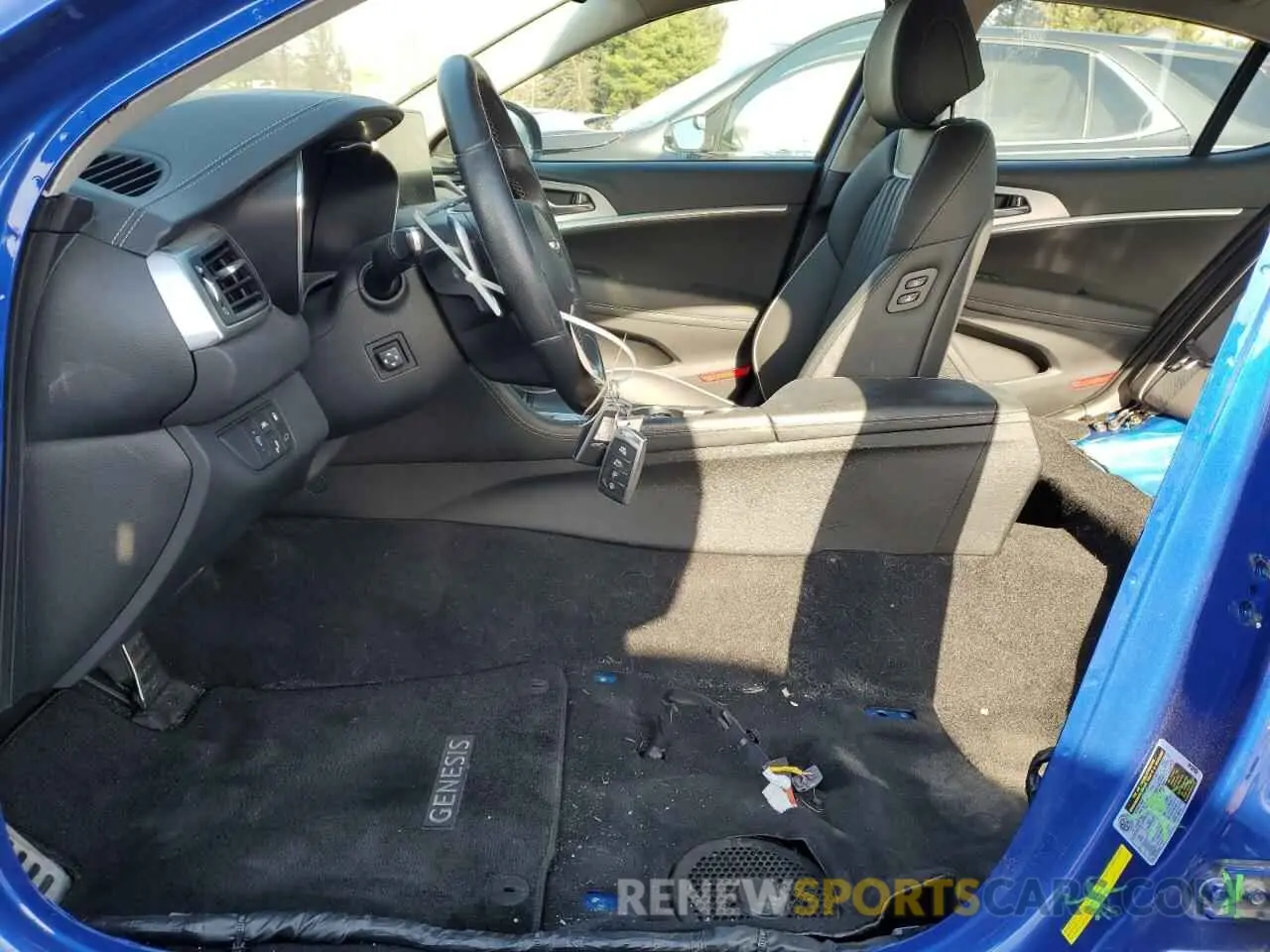 7 fotografías del automóvil dañado KMTG74LEXMU074292 GENESIS G70 2021