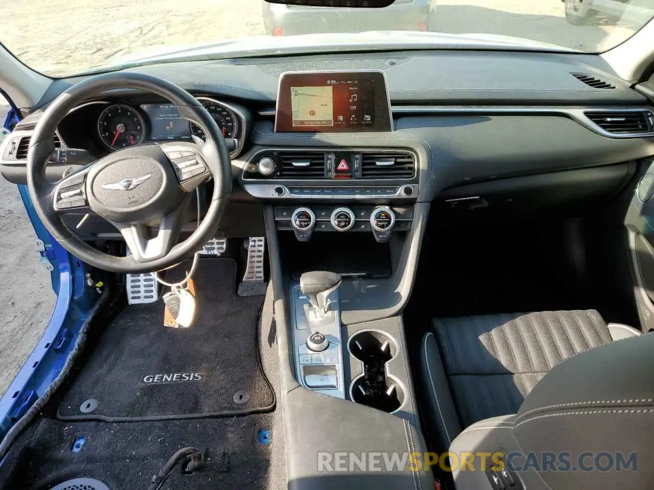 8 fotografías del automóvil dañado KMTG74LEXMU074292 GENESIS G70 2021